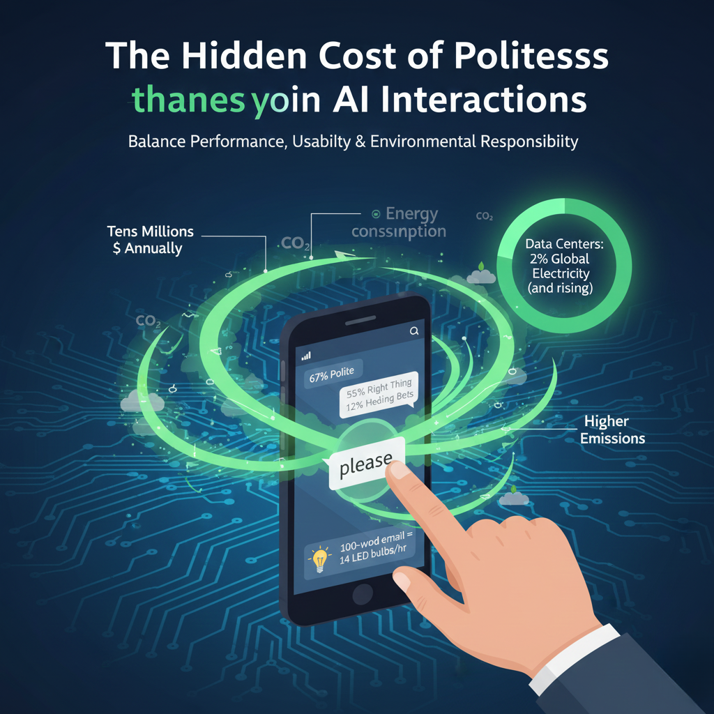 The Hidden Cost of Politeness in AI Interactions 