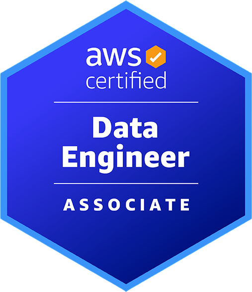 AWS Certified Data Engineer – Associate credential badge