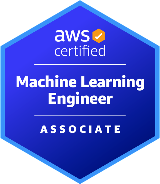 AWS Certified Machine Learning Engineer – Associate credential badge