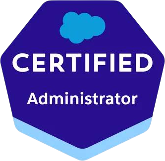 Salesforce Certified Administrator credential badge