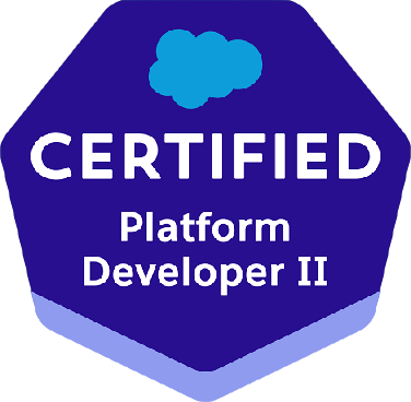 Salesforce Certified Platform Developer II credential badge